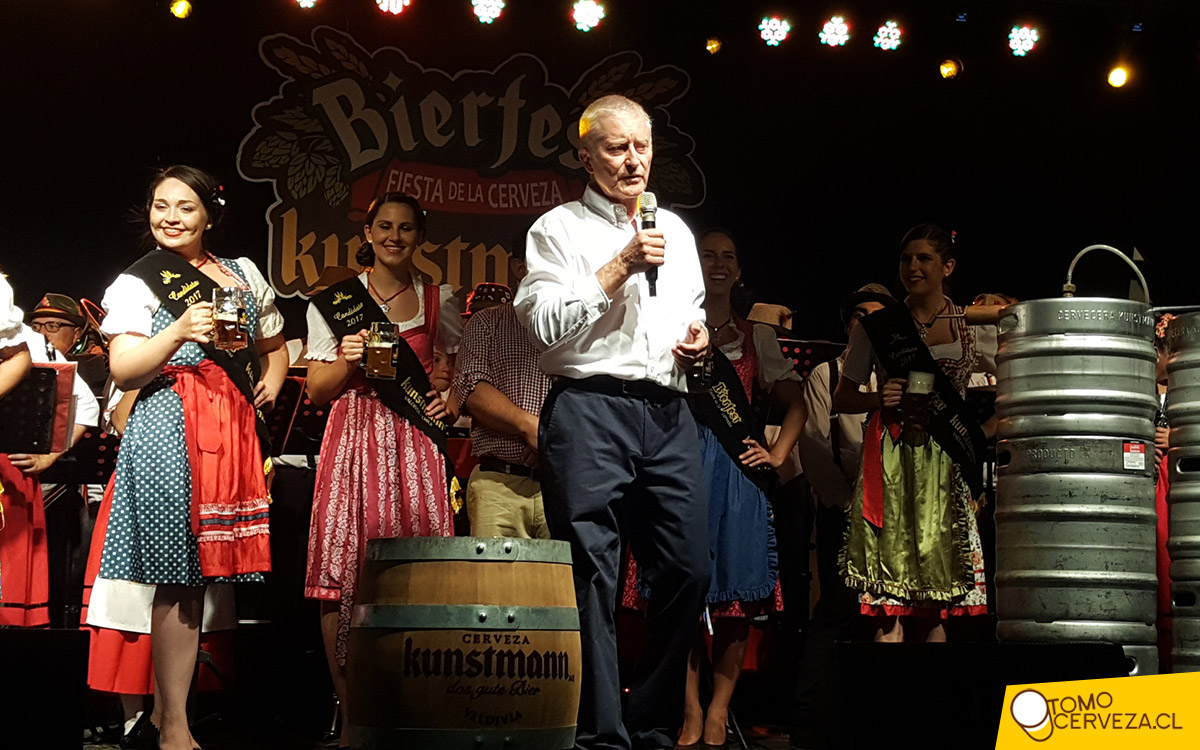 Inaugración Bierfest Kunstmann 2017. Armin Kunstmann