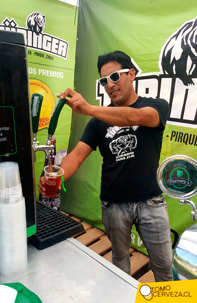 Cerveza Tübinger en el Bierfest Santiago 2016